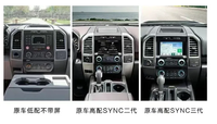 Para Ford Raptor F150 F250 F350 F450 F650 2015-2020 Reproductor Multimedia con Carplay Inalámbrico y Android Auto, Unidad Principal con Navegación GPS