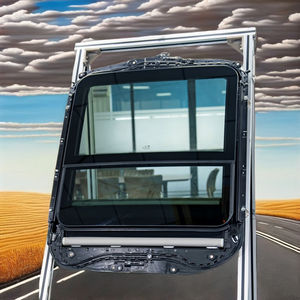 Toit ouvrant électrique coulissant de grande taille |   <span class=keywords><strong>Kit</strong></span> de toit en verre panoramique avec pare-soleil intégré et structure en aluminium haute résistance - Product Image 4