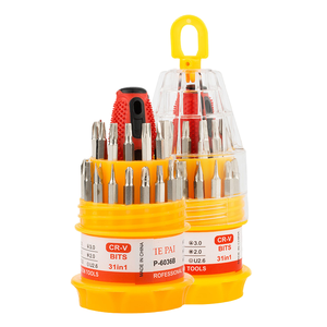 Kit d'outils de réparation de téléphone portable en acier au carbone <span class=keywords><strong>CHTON</strong></span> 31-en-1, tournevis multifonction, kit Pagoda, manuel, rechargeable - Product Image 1
