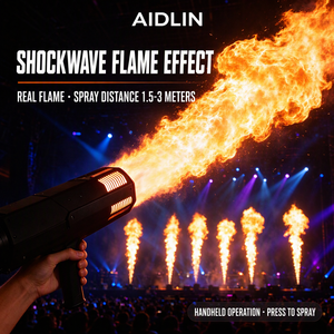 Handheld Stage Flame Gun 200W DMX512 Real Flame Thrower Machine for <strong>DJ</strong> Club Concert Wedding Stage Effect - Product Image 1