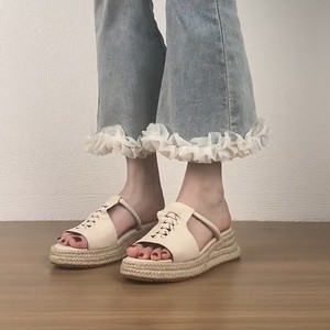 Nuove Ciabatte con Zeppa Alta e Suola Spessa 2026, Sandali Aperti <span class=keywords><strong>per</strong></span> Esterni - Product Image 2