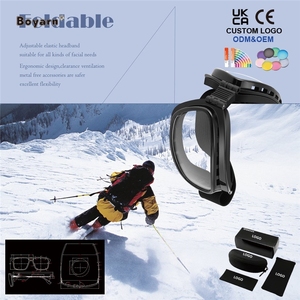 <span class=keywords><strong>Gafas</strong></span> de Motocicleta Plegables Vintage Boyarn, <span class=keywords><strong>Gafas</strong></span> Antiviento, <span class=keywords><strong>Gafas</strong></span> de Esquí y Snowboard, <span class=keywords><strong>Gafas</strong></span> de Sol para Carreras en Carretera - Product Image 5
