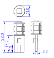 AC 24V blanco-2700K 5SMD T10 Bombilla LED Panel de instrumentos interior Lámpara Car Dash