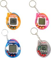 Nouveau Mini virtuel oeuf pour animaux de compagnie jouet numérique interactif jeu électronique porte-clés écran LCD cadeau pour enfants en gros jeux virtuels pour animaux de compagnie
