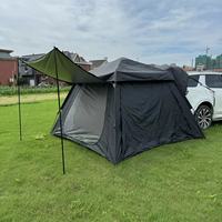 Tente de toit de voiture pour pick-up, voyage, pêche, camouflage, camping, 3-4 personnes, pliable, quatre saisons, double couche, Oxford