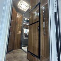 Réfrigérateur pour camping-car avec grand congélateur séparé, double contrôle électronique de la température, mode silencieux nocturne, porte réversible