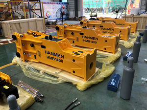 كسارة صخور هيدروليكية لحفارة كات 320 - نوع صامت بقطر إزميل 140 مم مناسبة للحفارات من 20-30 طن - Product Image 5