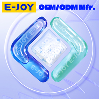 8X Capsules de lessive triple action nettoyage en profondeur avec perles de parfum rehausseur d'odeur, parfum longue durée, marque privée OEM