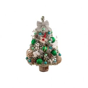 Adornos Navideños Artificiales de PVC Pequeños al por Mayor 2024, Decoración Navideña para Mesa y Hogar, Árbol de Navidad para Negocios - Product Image 1