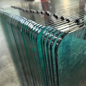 Placa de vidrio templado transparente de 8mm con certificación Ce, hoja de vidrio de construcción endurecida personalizada para puerta de <span class=keywords><strong>ducha</strong></span>, ventana de barandilla de partición - Product Image 5