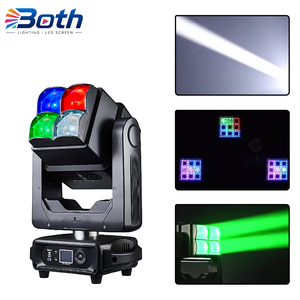 4x60W Double Face <b>LED</b> Moving Head Light with Pan Tilt DMX for Concerts - Product Image 1
