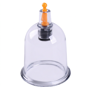 Ventosas de Plástico de Alta Calidad DIVIED INTERNATIONAL con Bomba de Succión, Certificación CE Clase I para Uso en Todo el Cuerpo, 4CM - Product Image 1