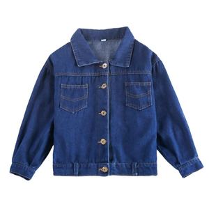 Fabricantes de Ropa Infantil en China, Ropa de Otoño e Invierno para Bebés, Abrigo de Mezclilla para Niñas - Product Image 1
