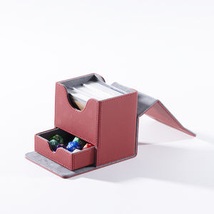 Boîte à dés en cuir PU 100+ Premium PU Trading Yugioh Gaming avec aimant, grande boîte de deck, boîte de deck de jeu de cartes TCG Pokemoned - Product Image 3