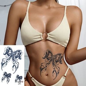 Moda personalizada boa qualidade 15 dias duradoura Semi permanente planta extrato tatuagem adesivos - Product Image 2