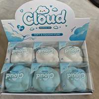 Jouet Squishy Nuage Croustillant Doux à Remontée Lente, Jouet Sensoriel Anti-Stress à Effet Craquelé, Cadeau pour Enfants, Vente en Gros