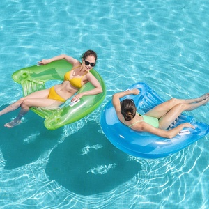 Người lớn và trẻ em <span class=keywords><strong>Inflatable</strong></span> <span class=keywords><strong>PVC</strong></span> nổi nước Lounger nệm không khí để thư giãn trên hồ bơi bãi biển hoặc bên bờ biển - Product Image 3
