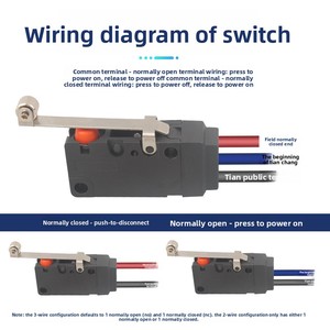 Водонепроницаемый микропереключатель IP67 с длинным прямым рычагом-шарниром, 10А 250В, нормально открытый, 3 контакта, для Arduino и электроники - Product Image 2