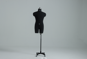 Maniquí simulado de medio cuerpo <span class=keywords><strong>para</strong></span> hombre, Universal soporte cruzado de rueda, forma de vestido de tamaño personalizado - Product Image 6