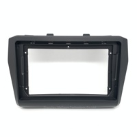 Cadre audio de voiture en acier inoxydable pour Suzuki Virara Swift Jimny Ignis Ciaz Wagon-Navigation GPS et aide à l'inversion