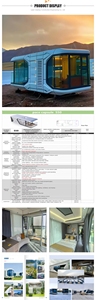 โรงแรมแคปซูลอั<span class=keywords><strong>จ</strong></span>ฉริยะเคลื่อนที่ Sunshine ปี 2026 <span class=keywords><strong>บ้าน</strong></span>สำ<span class=keywords><strong>เร็</strong></span><span class=keywords><strong>จ</strong></span><span class=keywords><strong>รูป</strong></span> อพาร์ทเมนท์ โรงพยาบาล พลังงานแสงอาทิตย์ โครงสร้างเหล็ก พร้อมอินเทอร์เน็ตสำหรับใช้งานกลางแ<span class=keywords><strong>จ</strong></span>้ง - Product Image 3