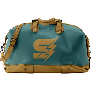 Sac polochon unisexe Gym Travel Weekend avec capacité en cuir véritable 30-40L Logo personnalisé Strage Clothing - Product Image 1