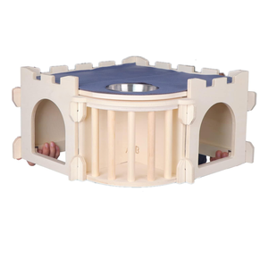 Casa del <span class=keywords><strong>Castillo</strong></span> Escondite de animales pequeños de madera para <span class=keywords><strong>Chinchilla</strong></span> - Product Image 6