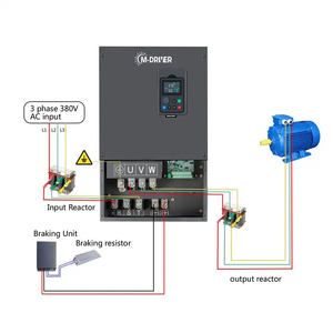 M-driver 75kW Motor Frequenzumrichter <span class=keywords><strong>3</strong></span>-Phasen 100PS Wasserpumpen-VFD-Wechselrichter - Product Image 1