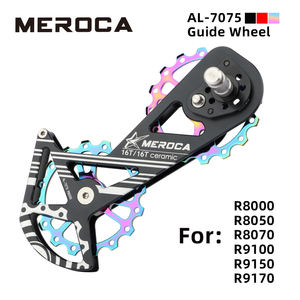 MEROCA – dérailleur arrière de vélo en céramique super lisse 16T, vélo de route 5800 6800 <span class=keywords><strong>R8000</strong></span>, dérailleur arrière en aluminium - Product Image 2