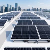 Panneau solaire rigide à bordure blanche PERC monocristallin, efficacité cellulaire 22,6%-23,5%, module PV, assemblage de cellules solaires