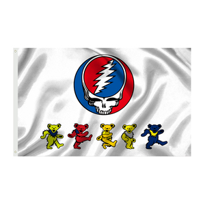 ธงแบนเนอร์ดนตรี Grateful Dead ขนาด 3x5 ฟุต แบบกำหนดเอ<span class=keywords><strong>ง</strong></span><span class=keywords><strong>ส</strong></span>ำหรับใช้งานกลางแจ้ง - Product Image 4