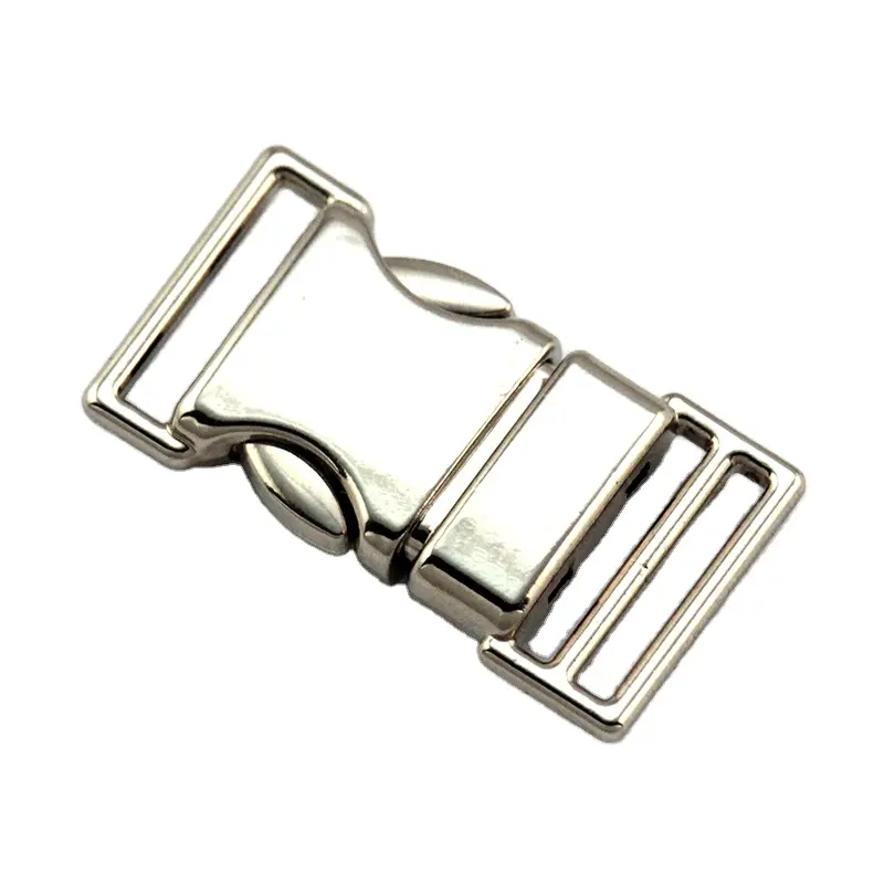 4923 plating step ladder buckle accessories for shoes d shape adjustable slide metal buckles for handbag bag buckle