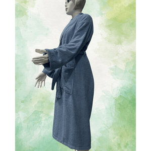 Bata de Baño Morada para Mujer, 100% Algodón, Kimono, las Mejores Suministros Turcos, Secado Rápido, Felpa Premium - Product Image 5