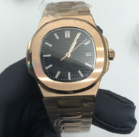 Montre automatique mécanique pour homme NH35 en acier inoxydable, fonction plongée, style business et sport, verre saphir