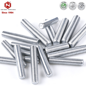 Factory Wholesale High Strength DIN975 Metric Threaded Rod Carbon Steel Grade 8.8 12.9 Custom Length Mechanical <b>Fastener</b> - Product Image 1