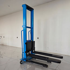 Carretilla elevadora apiladora de carga automática 500kg 1000kg Elevador de palés apilador de elevación automático portátil semieléctrico - Product Image 3