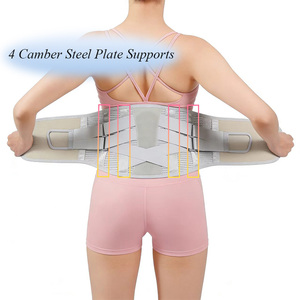 <span class=keywords><strong>Ceinture</strong></span> de soutien lombaire unisexe respirante pour le bas du dos, soulagement des douleurs dorsales, sciatique, hernie discale, scoliose, entraînement - Product Image 5