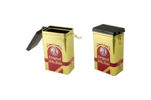 Oem hình chữ nhật cà phê tin có thể tùy chỉnh logo Biscuit tin kín thực phẩm lưu trữ <span class=keywords><strong>container</strong></span> - Product Image 3