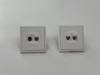 Prix d'usine, norme européenne, 16A, 4 prises, unipolaire, matériau PC, IP55, prise murale étanche, interrupteur électrique pour la maison