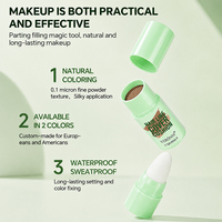 Pensil Penutup Uban 7 Warna, Tahan Keringat, Bedak Bayangan Rambut, Penyamar Uban Instan, Penutup Akar Rambut Tipis, Riasan Penyempurna