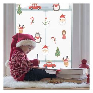 Autocollants de fenêtre personnalisés pour Halloween, décoration de fenêtre en vinyle avec des motifs d'écrevisses et de citrouilles, autocollant amovible pour fenêtre - Product Image 3