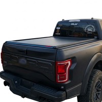 Couverture de benne électrique rétractable pour F-150 RAM 1500 Tundra, en aluminium, avec éclairage LED, télécommande, étanche et verrouillable