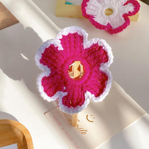 Lazos para el pelo hechos a mano <span class=keywords><strong>de</strong></span> <span class=keywords><strong>ganchillo</strong></span> para niños, banda <span class=keywords><strong>de</strong></span> flor <span class=keywords><strong>de</strong></span> ciruelo dulce, nueva cuerda para el cabello <span class=keywords><strong>de</strong></span> intestino <span class=keywords><strong>de</strong></span> cerdo <span class=keywords><strong>de</strong></span> celebridad <span class=keywords><strong>de</strong></span> Internet para <span class=keywords><strong>Amazon</strong></span> - Product Image 3