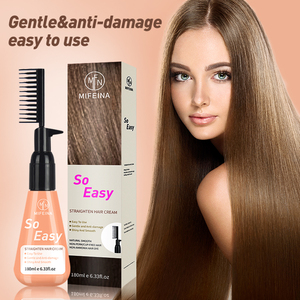OEM/ODM Mifeina 180ml Crema Alisadora de Cabello con Ácido de Queratina, Ingredientes Orgánicos, Certificación MSDS, <span class=keywords><strong>Alisado</strong></span> No Invasivo para Salón - Product Image 4
