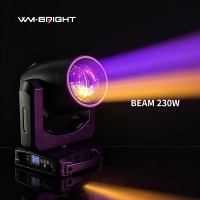 230W LED Beam Pattern Dual Prisms (Stapelbar) IP20 Moving Head Light mit Zoom und Leuchtring für Nachtclubs, DJs und Hochzeitsveranstaltungen