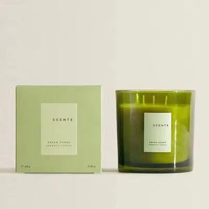 Venta al por mayor de fábrica: Frascos de vidrio esmerilado de 200ml, 300ml, 375ml con tapa de madera, color personalizado, para velas. - Product Image 5