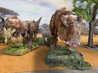 Modelo de Dinosaurio Animatrónico T-Rex de Alta Simulación, Tiranosaurio Rex Electrónico Animado para Exhibición en Museos