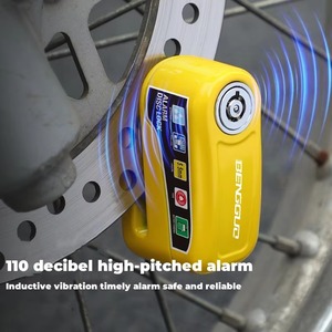 Candado de Disco para Freno de Bicicleta de Aleación de Aluminio, Cilindro de 5.5mm, Alarma de 110dB, Impermeable, Antirrobo, para Bicicletas Eléctricas y de Montaña - Product Image 5
