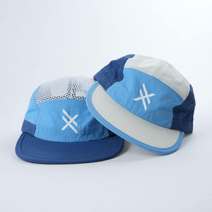 หมวกแก๊ปแคมป์ไนล่อนกันน้ำ5แผงกันน้ำระบายอากาศได้ดีสำหรับกีฬากลางแจ้งวิ่ง OEM ODM - Product Image 6