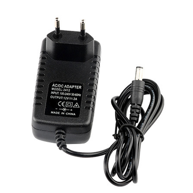 AC to DC Power Adopter 12V 2A 24W Power Adapter